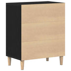 Aparador Roble Negro 57 x 35 x 70 cm Madera de ingeniería