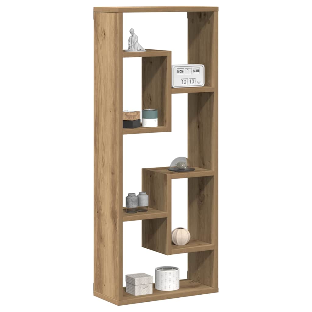 Estante de pared Artisan Roble 36x16x90 cm Madera de ingeniería