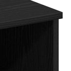 Mesita de Noche con cajón 2 pcs Roble Negro 50 x 32 x 60cm