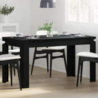 Mesa de Comedor Roble Negro 140 x 74,5 x 76 cm