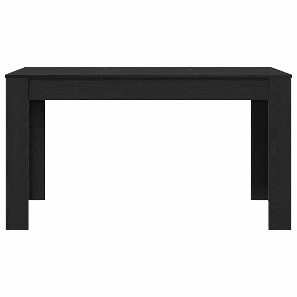 Mesa de Comedor Roble Negro 140 x 74,5 x 76 cm