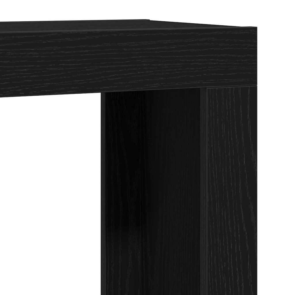 Mesas Nido 3 pcs Roble Negro Madera de ingeniería