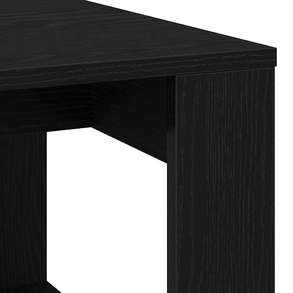 Mesa de Café Roble Negro 102 x 50 x 35 cm Madera de ingeniería