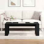 Mesa de Café Roble Negro 102 x 50 x 35 cm Madera de ingeniería