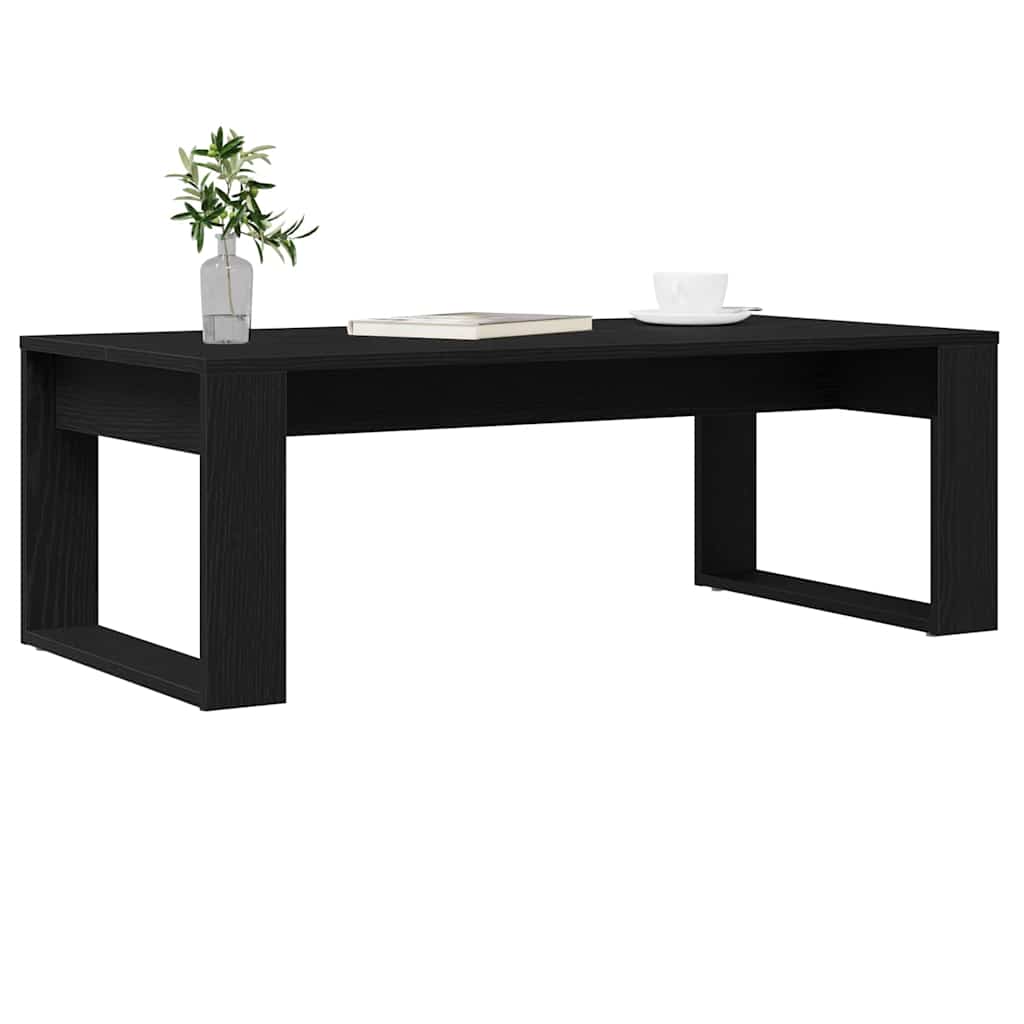 Mesa de Café Roble Negro 102 x 50 x 35 cm Madera de ingeniería