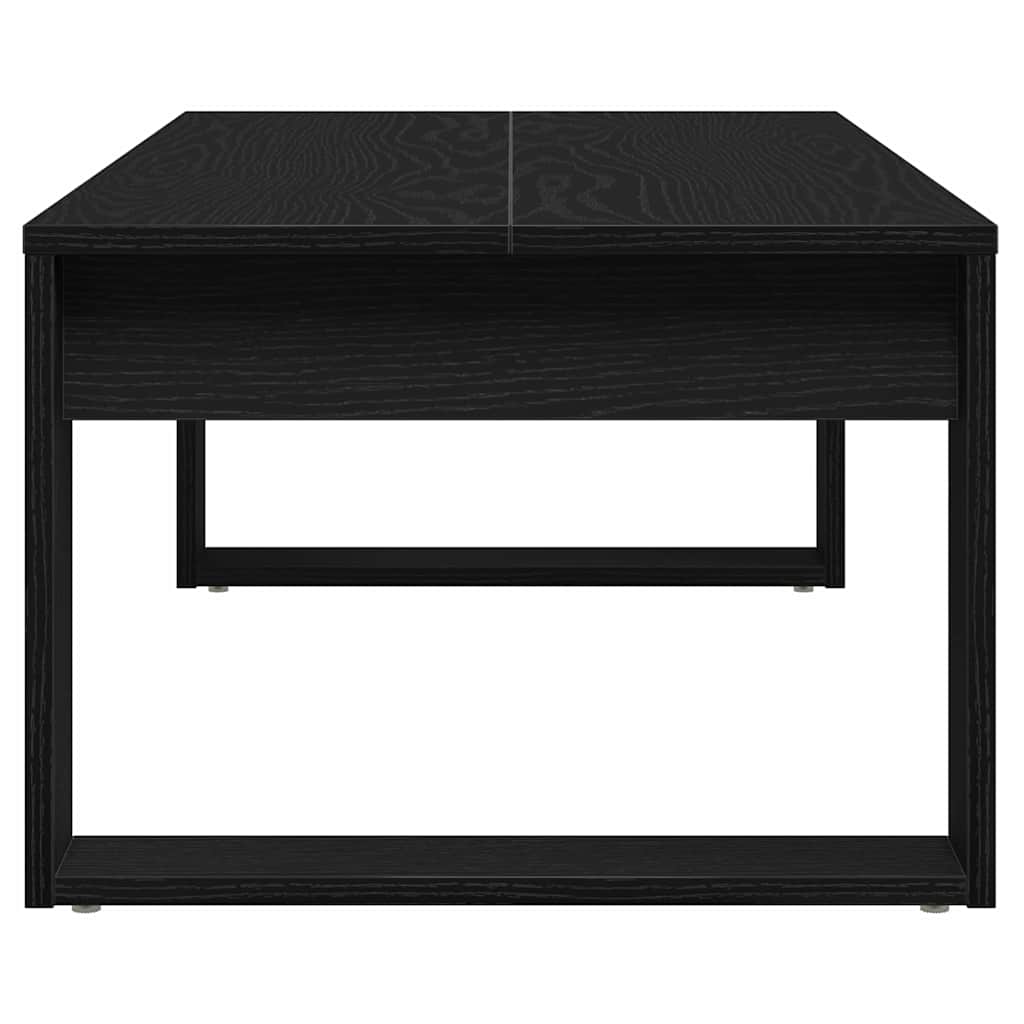 Mesa de Café Roble Negro 102 x 50 x 35 cm Madera de ingeniería