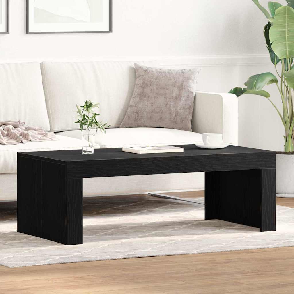 Mesa de Café Roble Negro 102 x 50 x 35 cm Madera de ingeniería