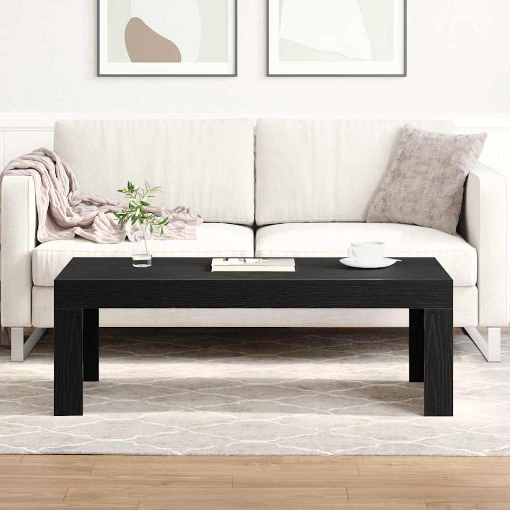 Mesa de Café Roble Negro 102 x 50 x 35 cm Madera de ingeniería