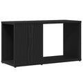 Mueble de TV de madera de roble negro 60x24x32 cm