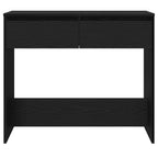 Mesa consola roble negro 89x41x76,5 cm madera de ingeniería