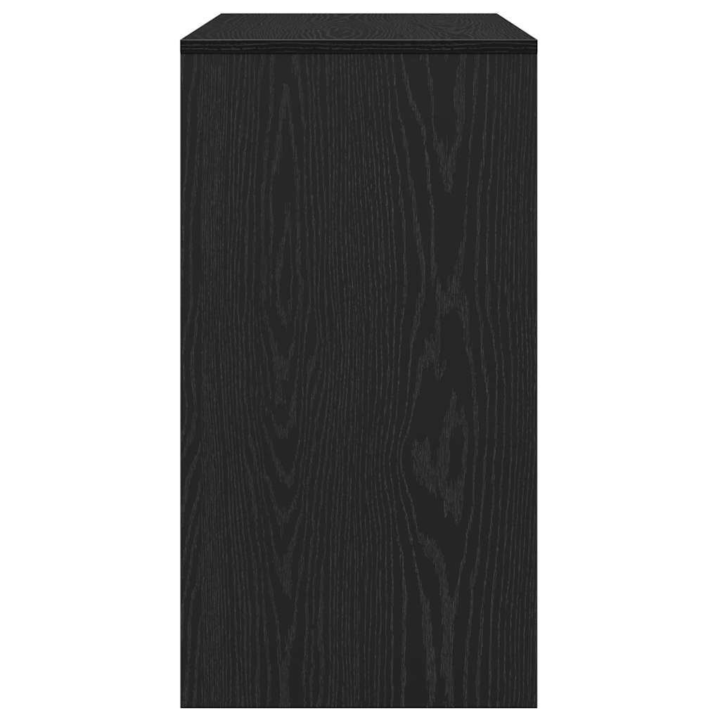 Mesa consola roble negro 89x41x76,5 cm madera de ingeniería