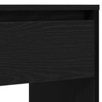 Mesa consola roble negro 89x41x76,5 cm madera de ingeniería