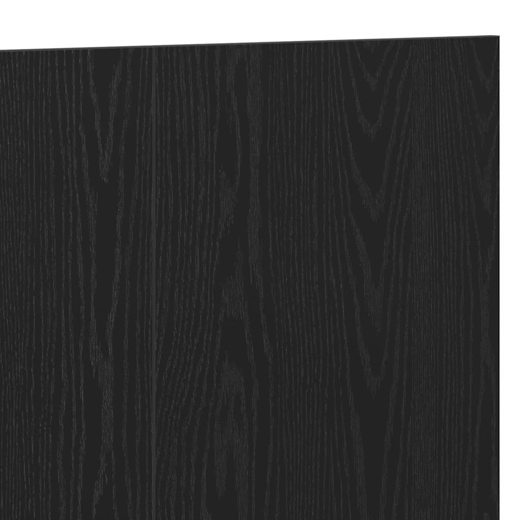 Cabecero de Cama con cabecera Roble Negro 160 x 1.5 x 80.5 cm