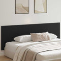 Cabecero de Cama con cabecera Roble Negro 160 x 1.5 x 80.5 cm