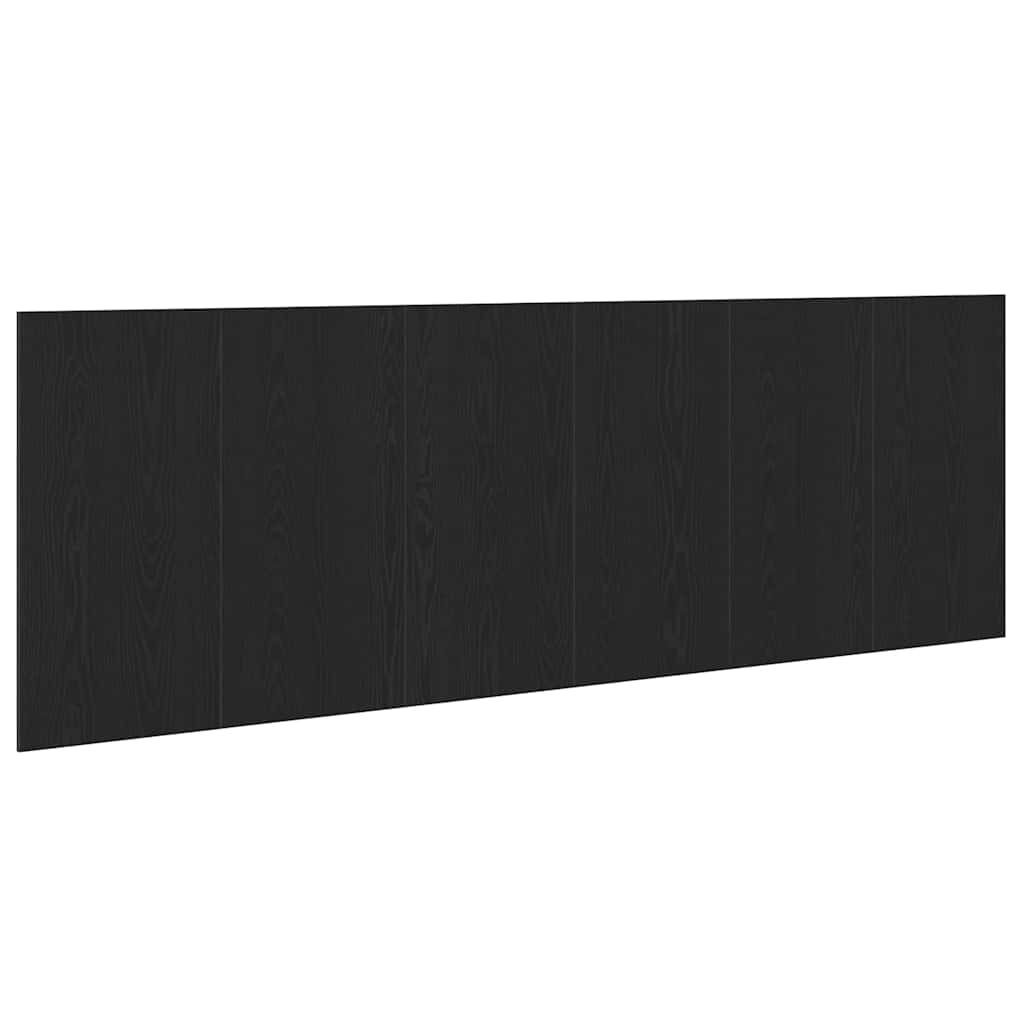 Cabecero de Cama con cabecera Roble Negro 160 x 1.5 x 80.5 cm