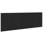 Cabecero de Cama con cabecera Roble Negro 160 x 1.5 x 80.5 cm