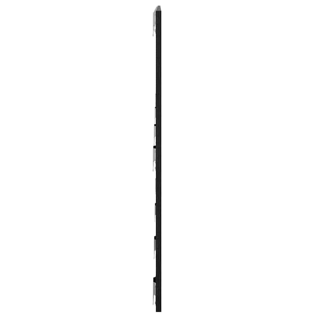 Cabecero de Cama con cabecera Roble Negro 160 x 1.5 x 80.5 cm