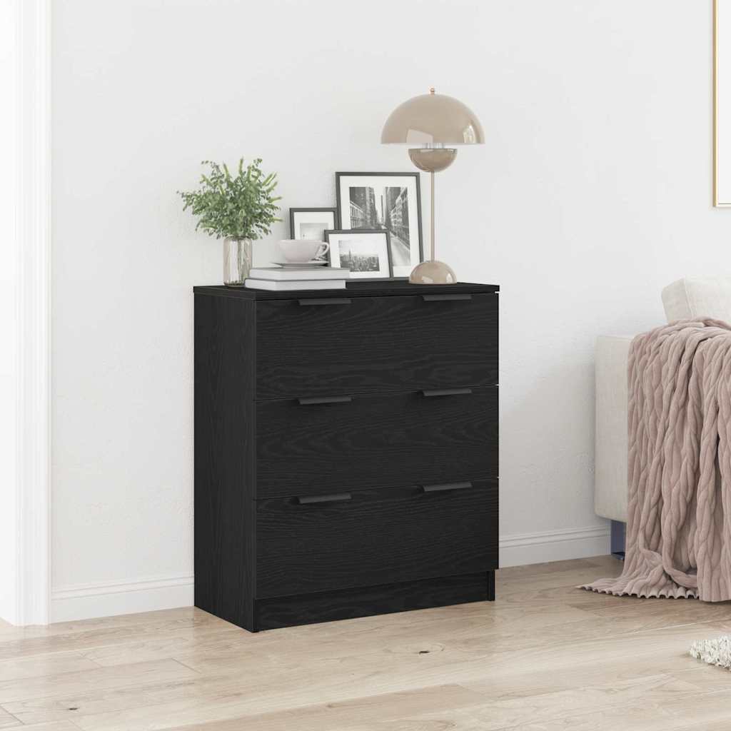 LED Sideboard 90 x 32 x 75 cm Engineered Wood