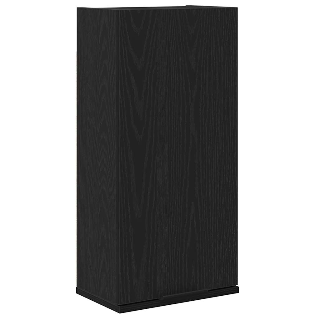 Armario de pared roble negro 32x20x67 cm Madera de ingeniería