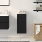 Armario de pared roble negro 32x20x67 cm Madera de ingeniería