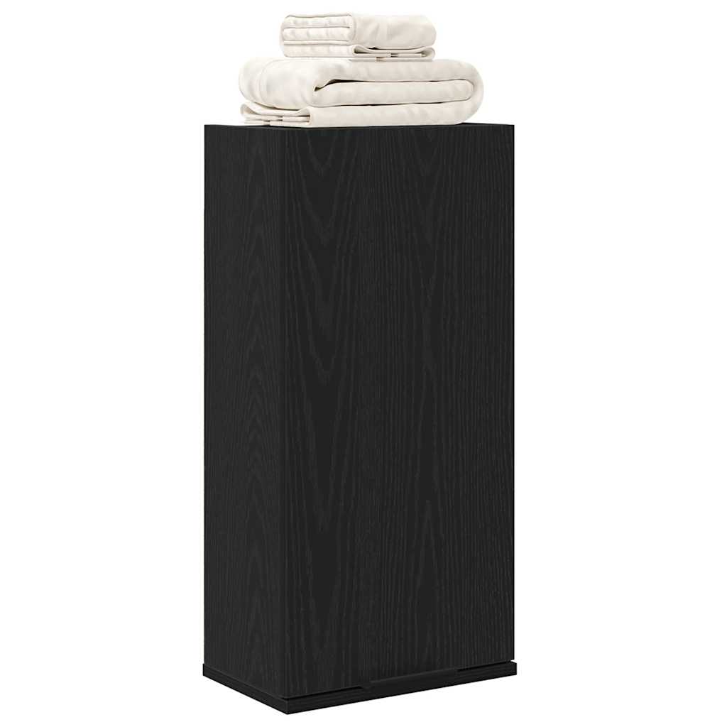 Armario de pared roble negro 32x20x67 cm Madera de ingeniería