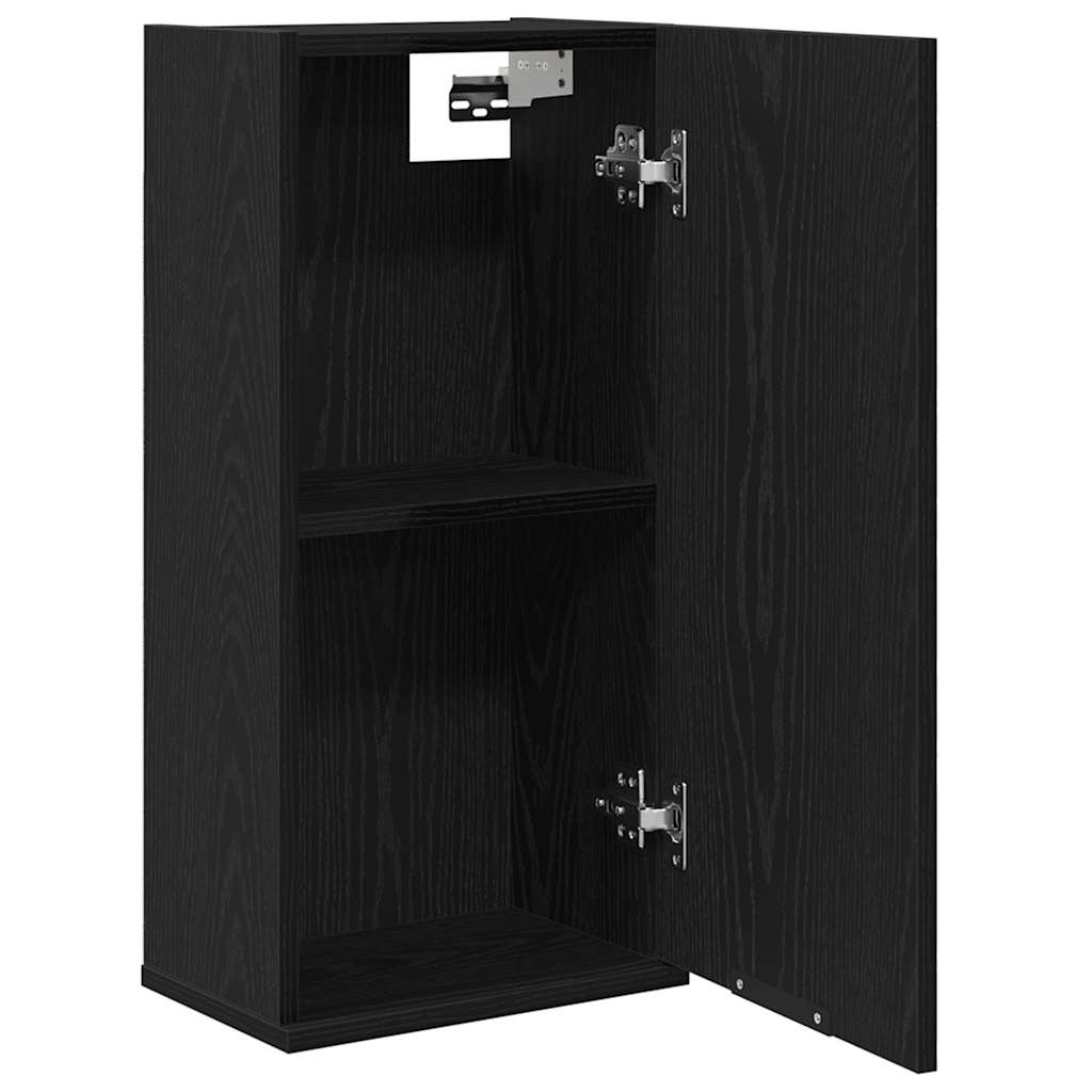 Armario de pared roble negro 32x20x67 cm Madera de ingeniería