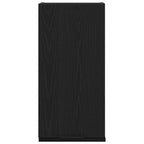 Armario de pared roble negro 32x20x67 cm Madera de ingeniería