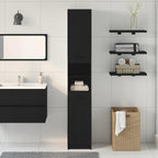 Mueble de Cuarto de Baño Roble negro 32 x 34 x 188,5 cm
