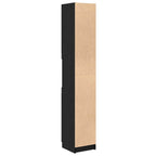 Mueble de Cuarto de Baño Roble negro 32 x 34 x 188,5 cm