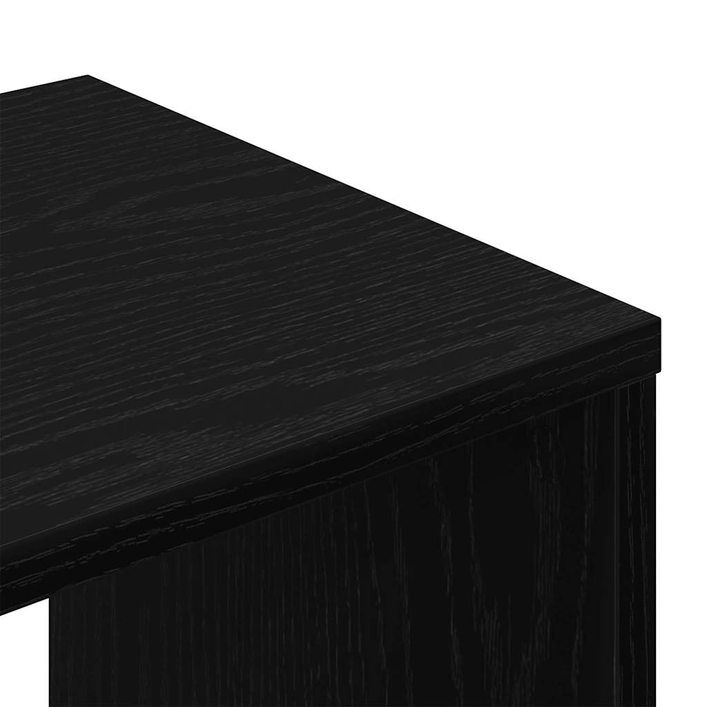 Gabinete de TV 2 pcs Negro 100 x 30 x 30 cm
