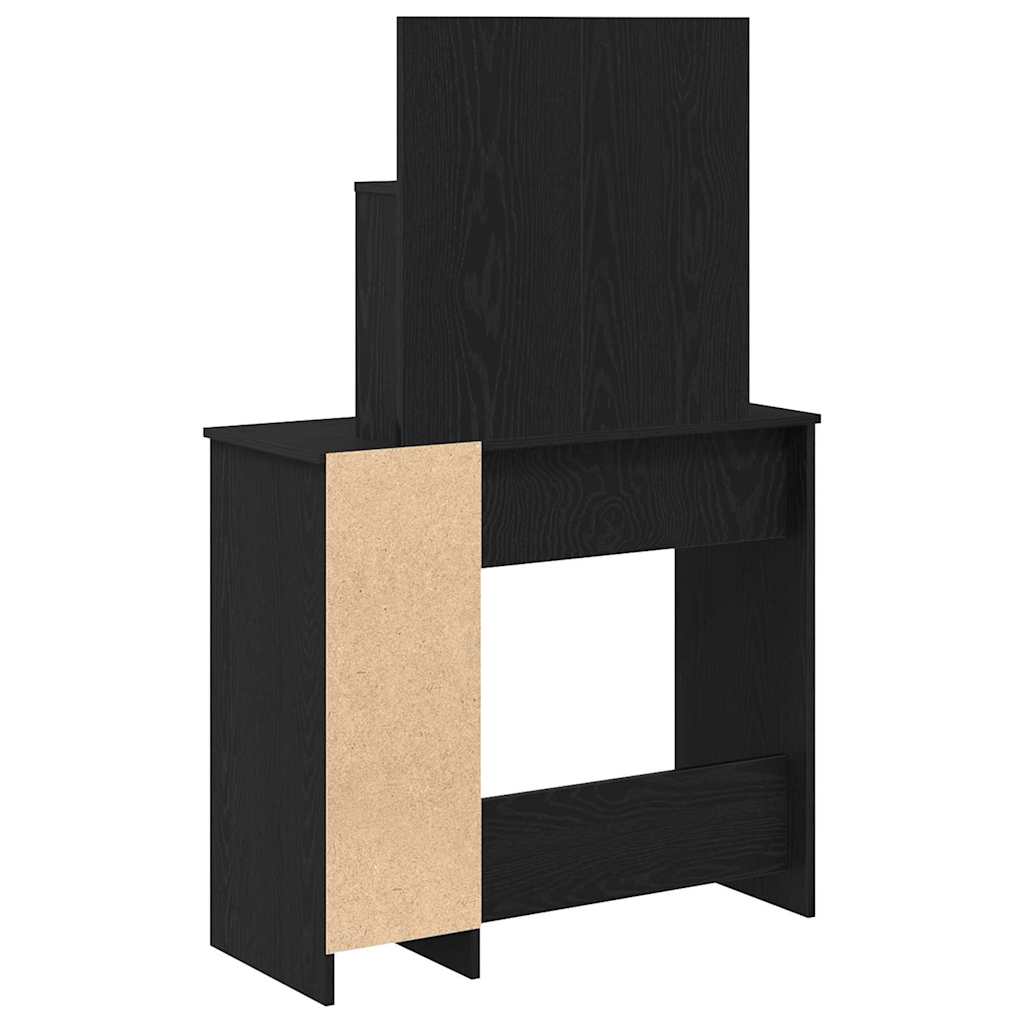 Mesa Tocador con cajón Roble Negro 86,5 x 35 x 136 cm
