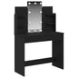Mesa Tocador Roble Negro 96 x 39 x 142 cm Madera de ingeniería