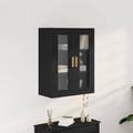 Armario de Pared Roble Negro 69,5 x 34 x 90 cm