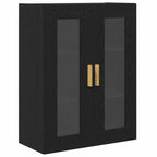 Armario de Pared Roble Negro 69,5 x 34 x 90 cm
