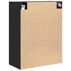 Armario de Pared Roble Negro 69,5 x 34 x 90 cm