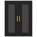 Armario de Pared Roble Negro 69,5 x 34 x 90 cm