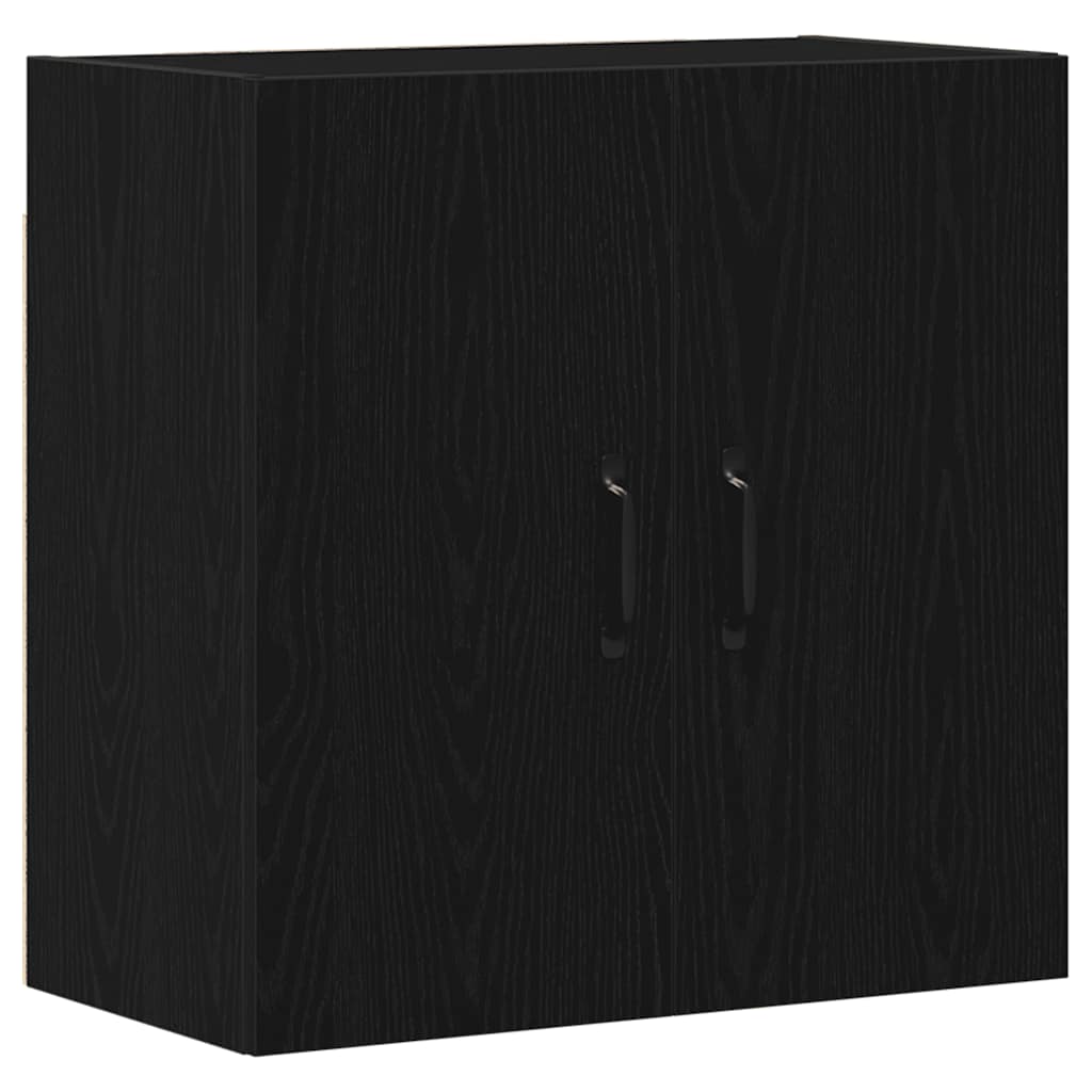 Armario de pared roble negro 60x31x60 cm madera de ingeniería