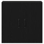 Armario de pared roble negro 60x31x60 cm madera de ingeniería