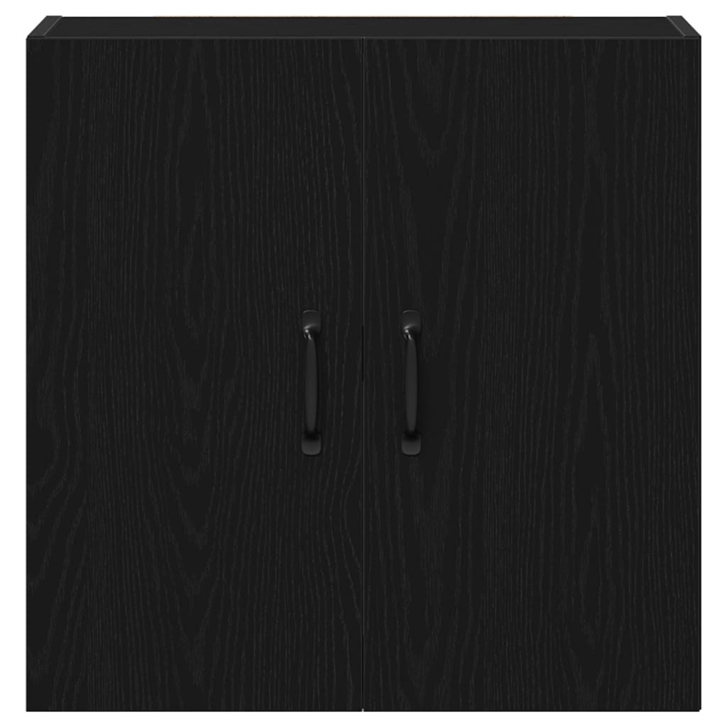 Armario de pared roble negro 60x31x60 cm madera de ingeniería