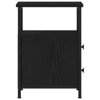 Mesitas de noche 2 unidades Roble negro 34x35,5x50 cm Madera de ingeniería