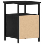 Mesitas de noche 2 unidades Roble negro 34x35,5x50 cm Madera de ingeniería
