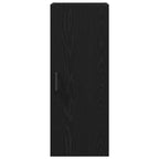 Armario de pared roble negro 34,5x34x90 cm madera de ingeniería