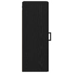 Armario de pared roble negro 34,5x34x90 cm madera de ingeniería