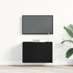 Mueble de TV roble negro 60x30x41 cm madera de ingeniería