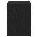 Mueble de TV roble negro 60x30x41 cm madera de ingeniería