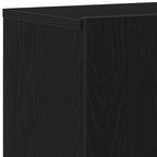 Mueble de TV roble negro 60x30x41 cm madera de ingeniería