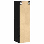 Conjunto de mueble de TV 2 pcs Roble Negro 30,5 x 30 x 102 cm