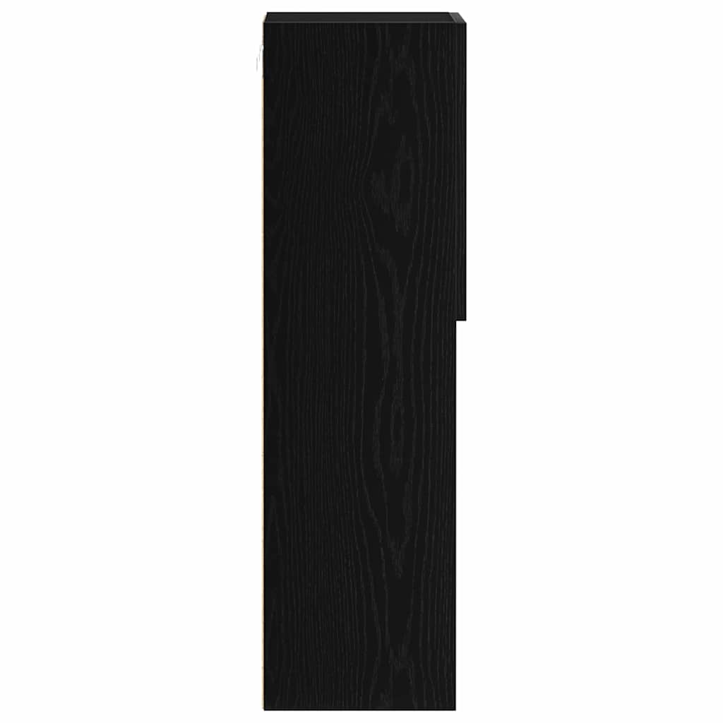 Conjunto de mueble de TV 2 pcs Roble Negro 30,5 x 30 x 102 cm