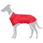 Chubasquero para perros con bandas reflectantes amarillo 2XL