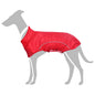Chubasquero para perros con bandas reflectantes amarillo 2XL